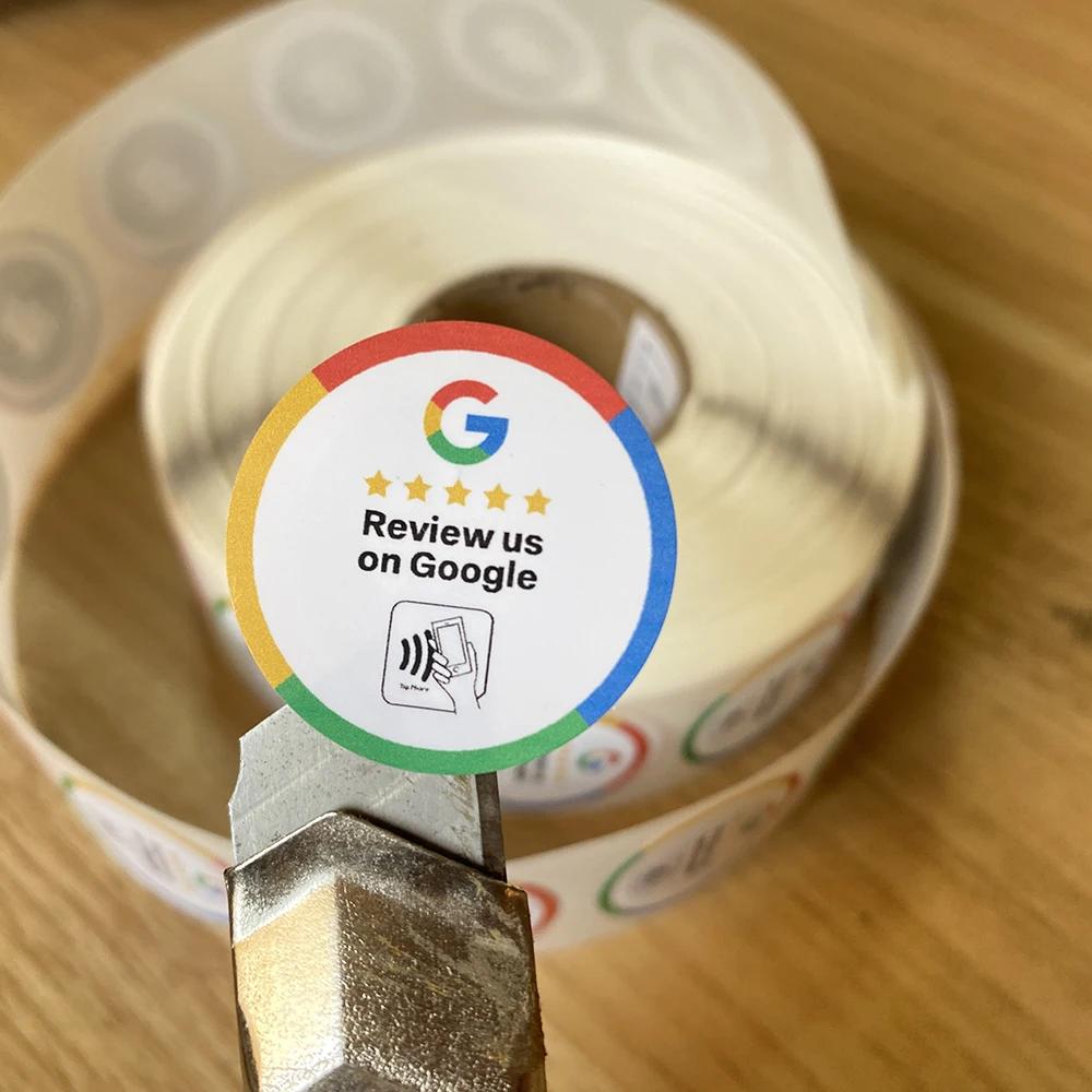 20PCS Google Tap ȭ 츮 Ͽ 5  Google  ƼĿ ּ. 144Ʈ 30mm  NFC   ƼĿ